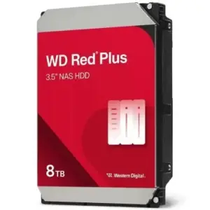 Disco Duro WD Red Plus NAS 8TB Disco Interno HDD 3.5" 256MB SATA 3
